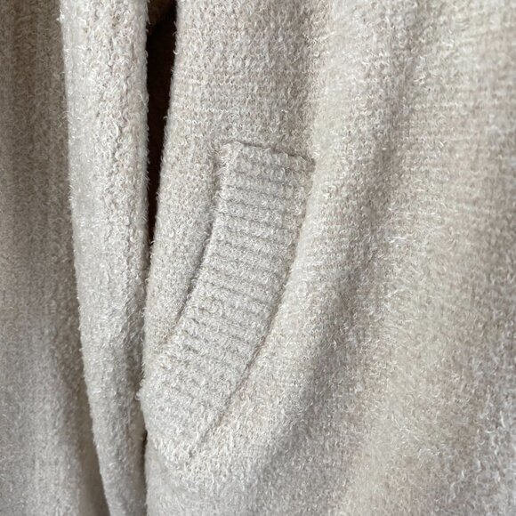 Barefoot Dreams Cream Zip-Up Jacket - Picture 4 of 7